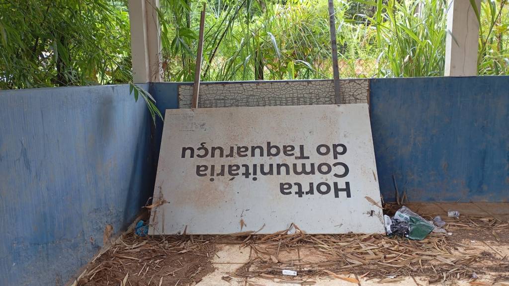 TAQUARUÇU SE MOBILIZA EM DEFESA DA HORTA&nbsp;COMUNITÁRIA