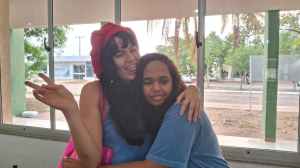 Êlla e Pollyanna, em ensaio do fime